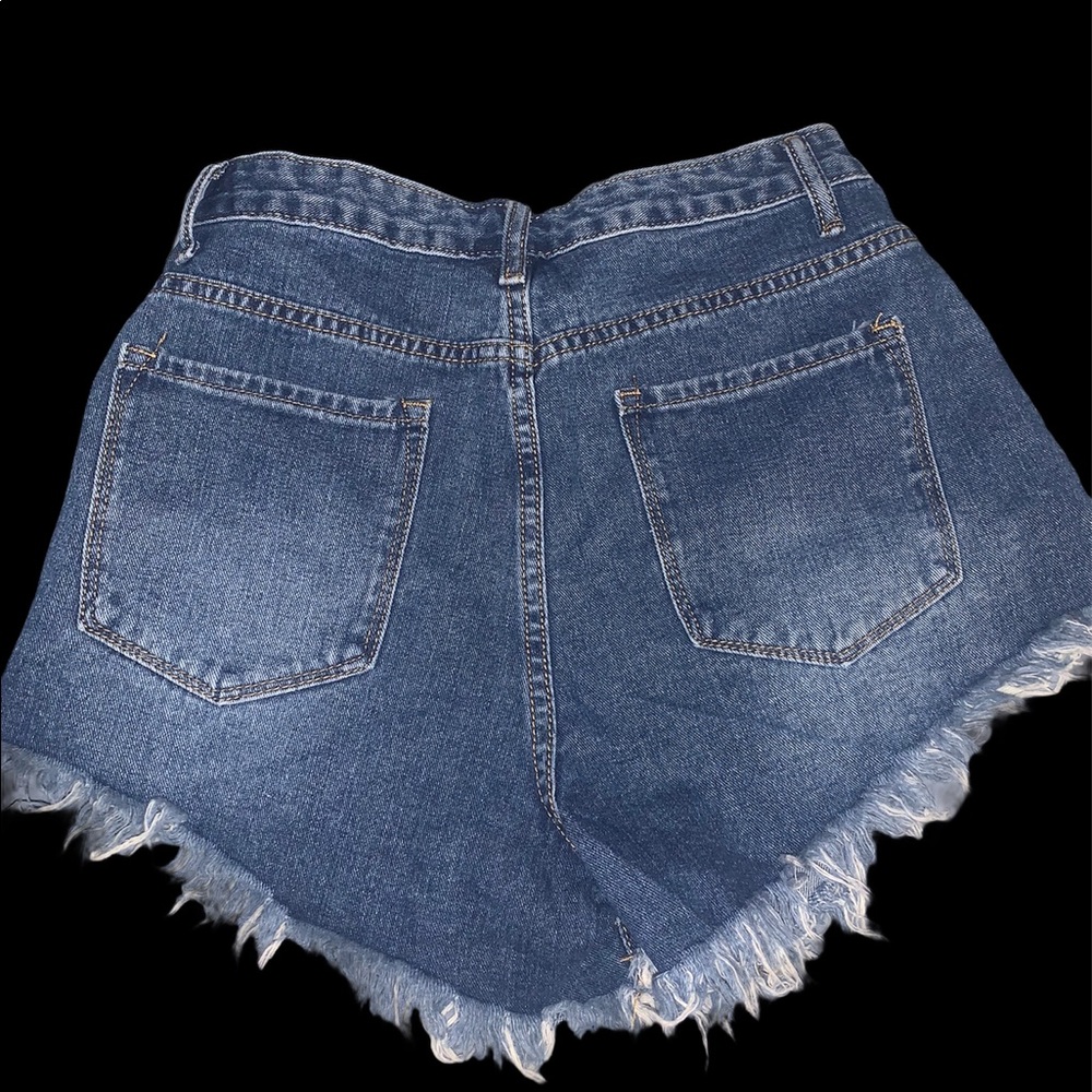 Denim shorts